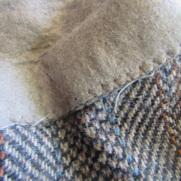 Vintage Cricketeer Dark Gray Wool Harris Tweed Like Jacket Size 38 K115 - Picture 9 of 9